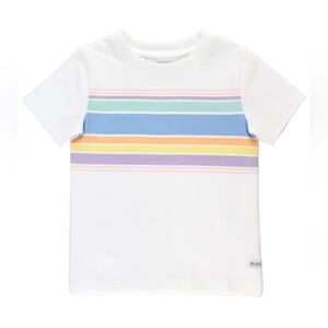 RuggedButts Rainbow Lane Stripe Short Sleeve Tee
